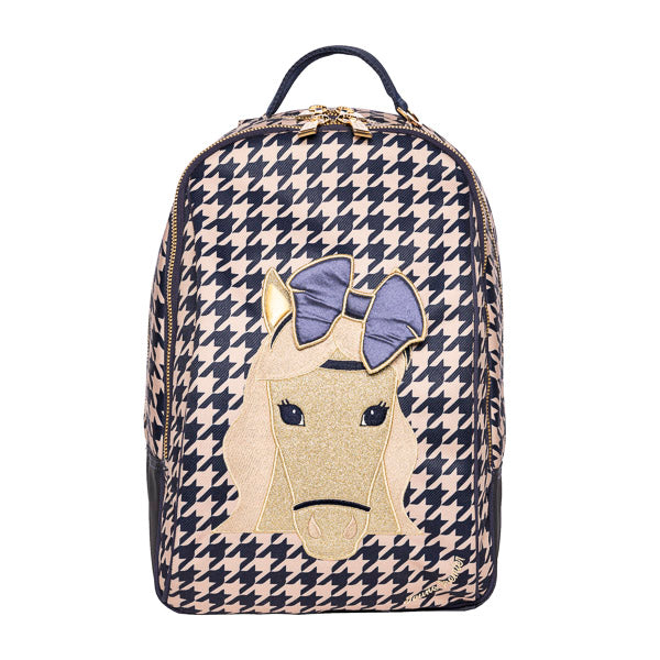 Backpack James - Houndstooth Horse