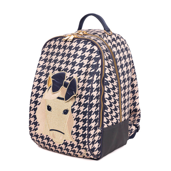 Backpack James - Houndstooth Horse