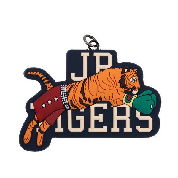 Schlüsselanhänger Charm - Boxing Tiger (Navy mélange)