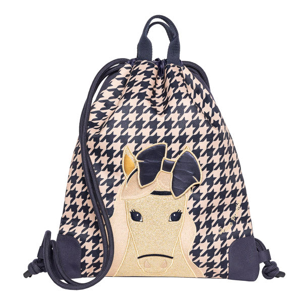 City Bag - Houndstooth Horse