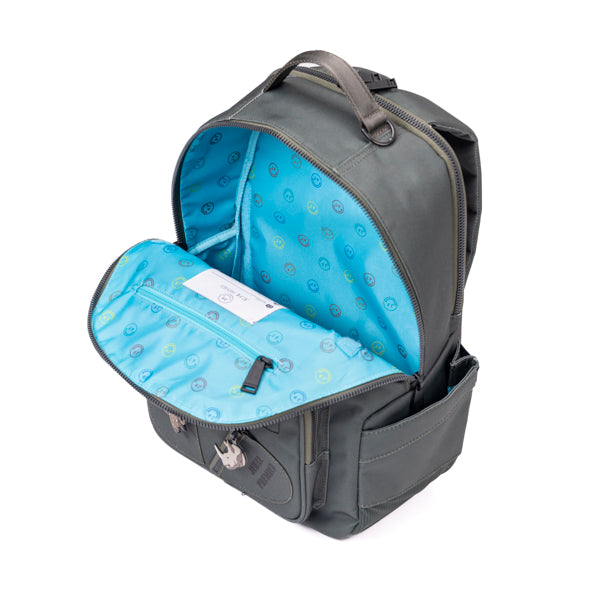 Organiser Backpack Bobbie - Smiley Blue