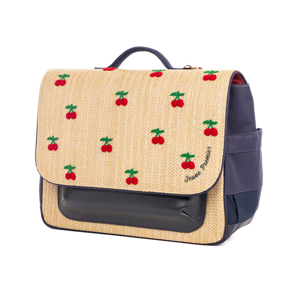 It Bag Midi - Raffia Cherry