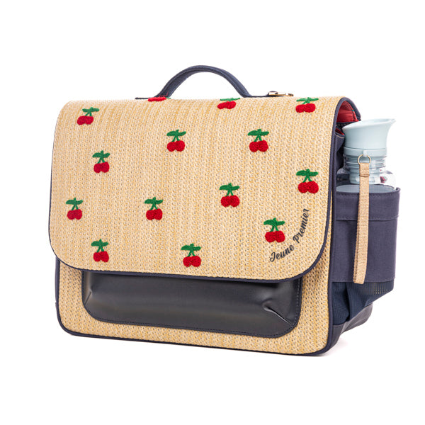 It Bag Midi - Raffia Cherry