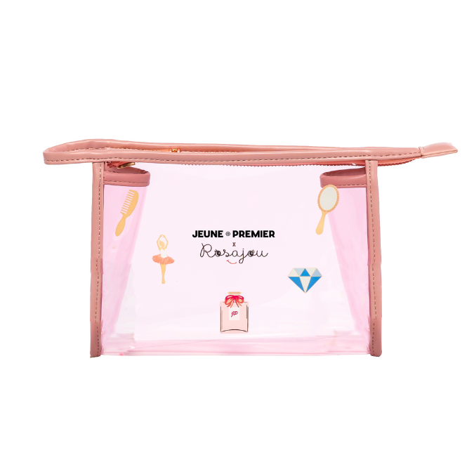 Jeune Premier & Rosajou's collaboration unveils a stylish, essential-filled make-up pouch. The limited-edition pouch is not only a statement piece but also comes pre-filled with high-quality makeup essentials