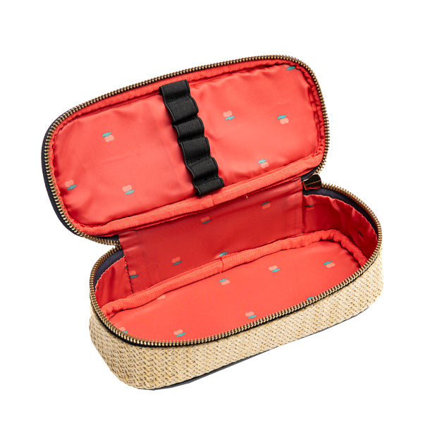 Pencil Box - Raffia Cherry